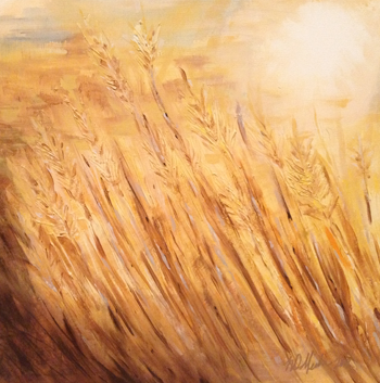 Golden Waves by Lisa Delorme Meiler artist