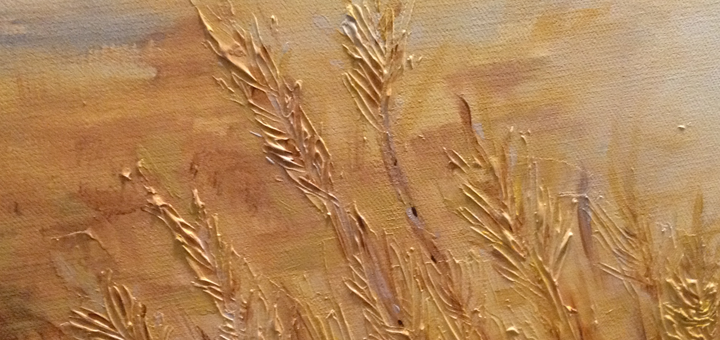 Golden Waves by Lisa Delorme Meiler artist