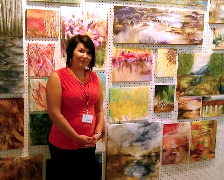 Lisa Delorme Meiler artist at 20th Annual Manitoba Art Expo
