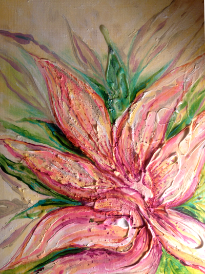 Pink Lily by Lisa Delorme Meiler