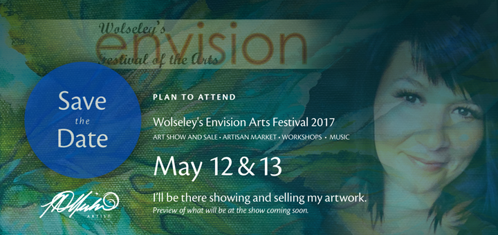 Save the date, Lisa Delorme Meiler at Envision Festival of the arts 2017