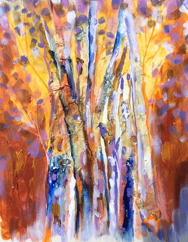 Estival Trees by Lisa Delorme Meiler