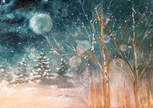 Frozen Night by Lisa Delorme Meiler