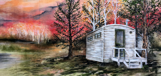 Le Caboose (2018) by artist, Lisa Delorme Meiler